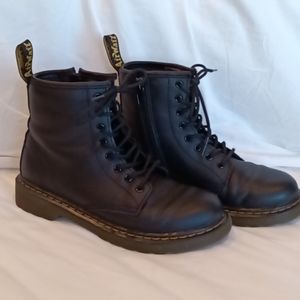 Girls Black Air Wair Doc Marten Boots